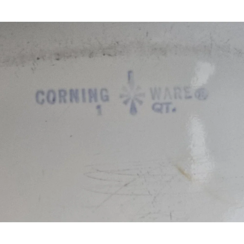 Corning Ware Blue Cornflower Lot Casserole Dishes With Lids 1-1 Qt & 1- 1.5 Qt.